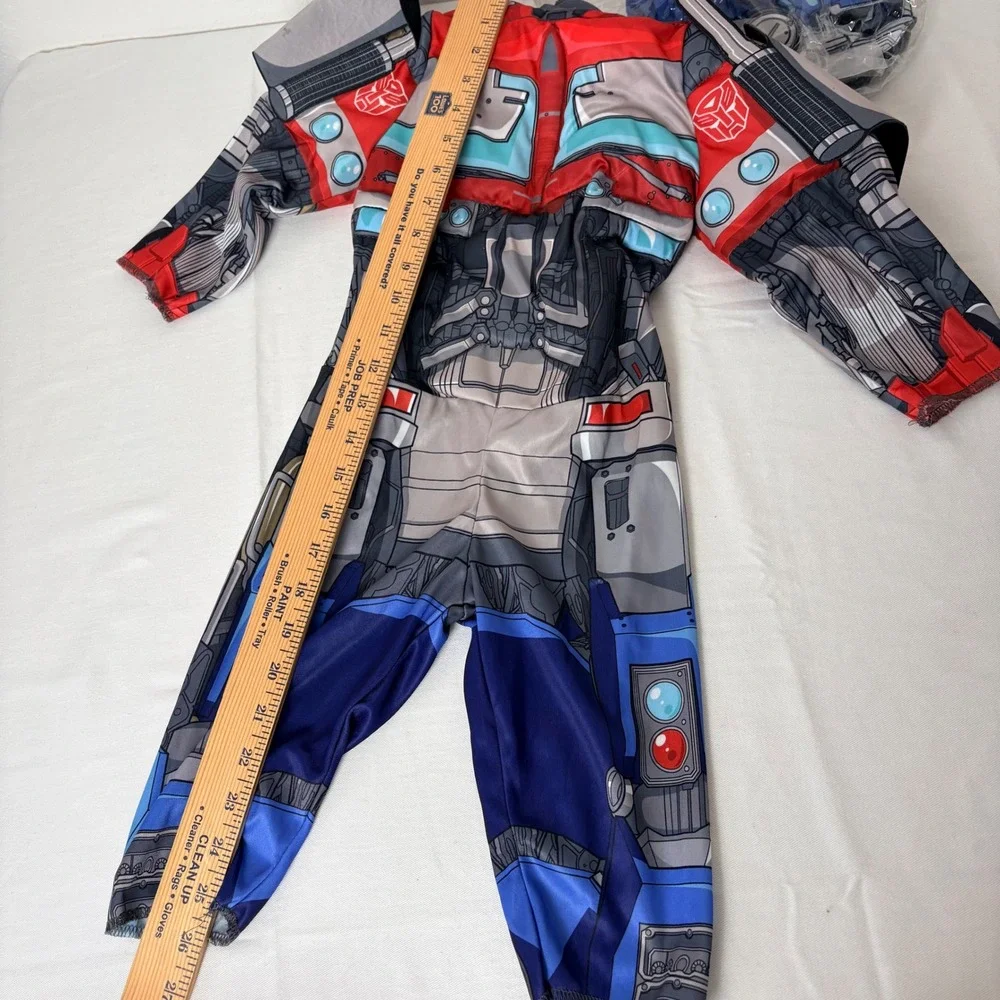 Hasbro children's Optimus Prime Transformer Costume Jumpsuit With Mask‎ dress up